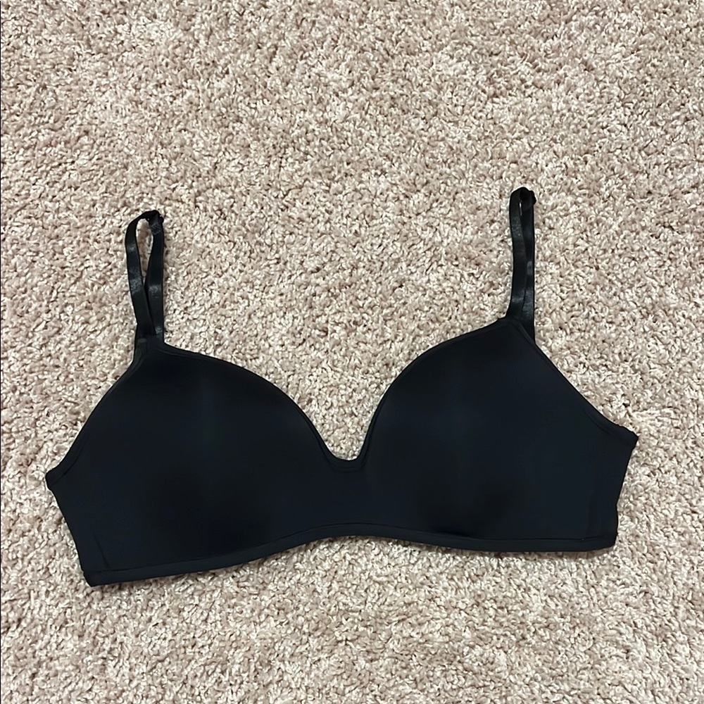 Fashion Nova Black T-Shirt Bra Intimates